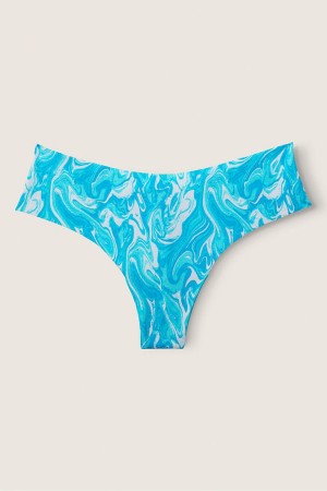 Victoria's Secret No-Show String Knickers Blauw | 95327-MEAT