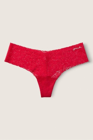 Victoria's Secret No Show String Kanten Knickers Blauw | 81450-QDMN