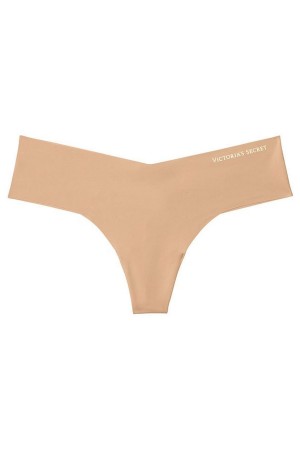 Victoria's Secret No Show String Knickers Almost Nude | 45670-NVBC