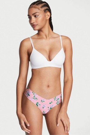 Victoria's Secret No Show String Knickers Almost Nude | 70493-RXKS