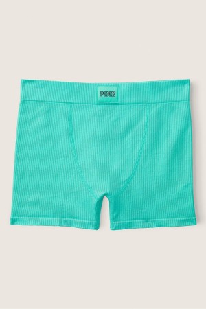 Victoria's Secret Period Pants High Taille Rib Seamless Boxer Brief Groen | 07653-GNTD