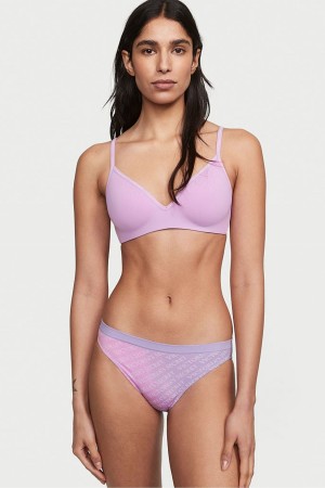 Victoria's Secret Seamless Bikini Knickers Paars | 50964-DNLC