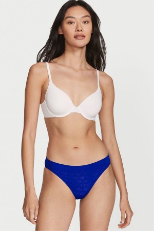 Victoria's Secret Seamless Bikini Knickers Blauw | 65109-MKQN