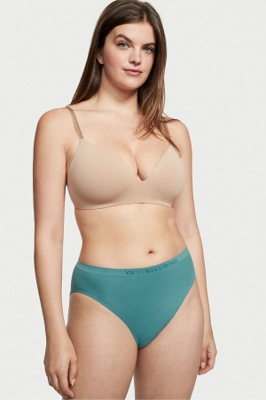 Victoria's Secret Seamless Bikini Knickers Groen | 35201-LQXH