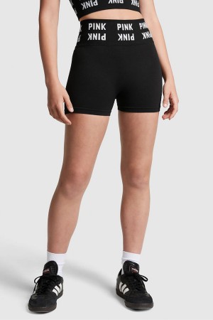 Victoria's Secret Seamless High Taille Shorts Zwart | 97418-BVRP