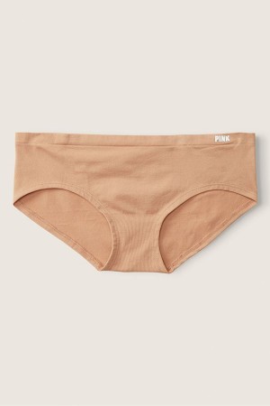 Victoria's Secret Seamless Hipster Knickers Mocha Latte Nude | 63897-RAKT