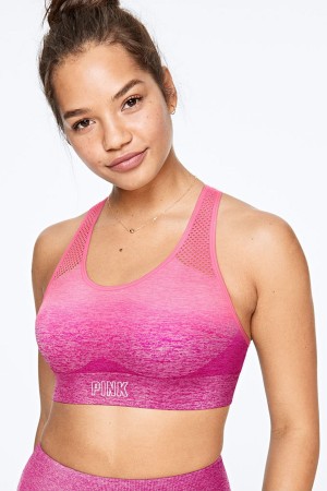 Victoria's Secret Seamless Lightly Gevoerde Sports Bra Beach Orchid Wave Tie Dye | 69723-DTRH