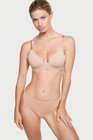 Victoria's Secret Seamless String Knickers Almost Nude | 07931-AKMR