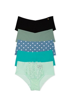 Victoria's Secret Sexy Illusions by Victorias Secret Multipack No Show Cheeky Knickers Groen | 30492-NUPW