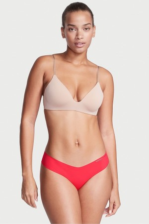 Victoria's Secret Sexy Illusions by Victorias Secret Smooth No Show String Knickers Roze | 76925-MNUK