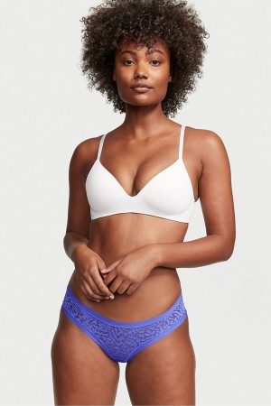 Victoria's Secret Sexy Illusions by Victorias Secret Mesh No Show Cheeky Knickers Zwart | 13042-OBTU