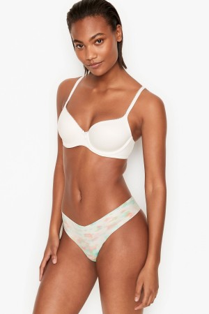 Victoria's Secret Sexy Illusions by Victorias Secret No Show String Knickers Almost Nude | 95043-CPNM