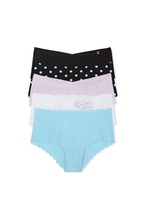 Victoria's Secret Sexy Illusions by Victorias Secret Smooth No Show Cheeky Knickers 5 Pack Blauw | 19278-FSJZ