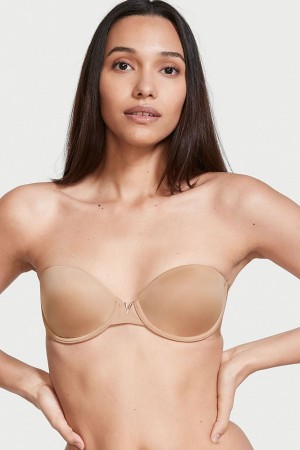 Victoria's Secret Sexy Illusions by Victorias Secret Smooth Lightly Gevoerde Multiway Strapless Bra Sweet Nougat Nude | 97025-XDWS