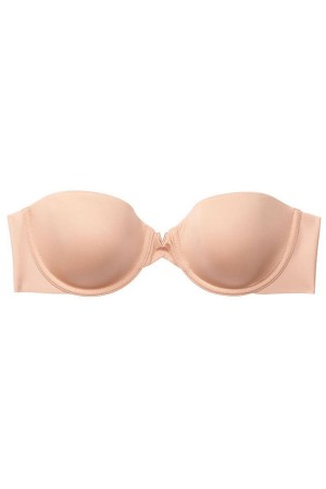 Victoria's Secret Sexy Illusions by Victorias Secret Smooth Lightly Gevoerde Multiway Strapless Bra Cameo Nude | 61438-TXUV