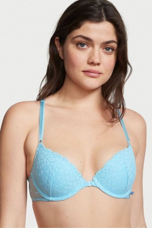 Victoria's Secret Sexy Tee Kanten Front Bevestiging Lightly Gevoerde T-Shirt Bra Zwart | 65903-ZLUS