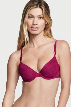 Victoria's Secret Sexy Tee Kanten Lightly Gevoerde T-Shirt Bra Zwart | 45796-FNZE