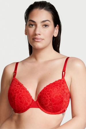 Victoria's Secret Sexy Tee Kanten Lightly Gevoerde T-Shirt Bra Zwart | 96428-NEIH