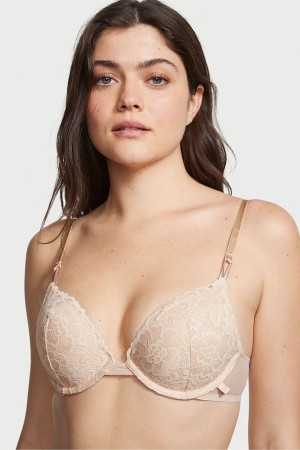 Victoria's Secret Sexy Tee Kanten T-Shirt Push Up Bra Zwart | 70235-FWTJ