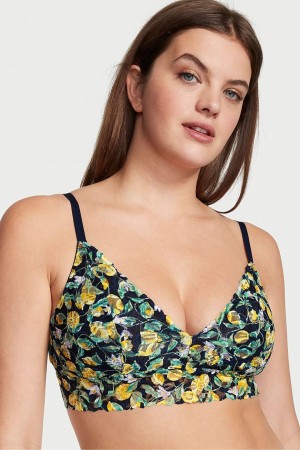 Victoria's Secret Sexy Tee Kanten Unlined Bralette Zwart | 58163-GRIH