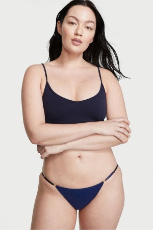 Victoria's Secret Smooth Bikini Knickers Donkerblauw Blauw | 73480-CGYL