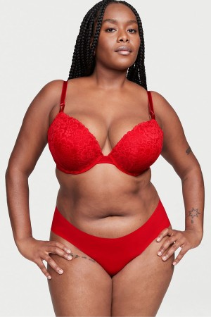 Victoria's Secret Smooth No Show Cheeky Knickers Rood | 46791-TSUB