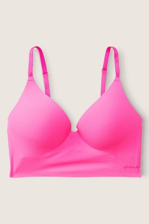 Victoria's Secret Smooth Non Wired Push Up Bralette Roze Roze | 37629-DJPT