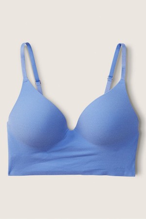 Victoria's Secret Smooth Non Wired Push Up Bralette Blauw | 52869-HNGT