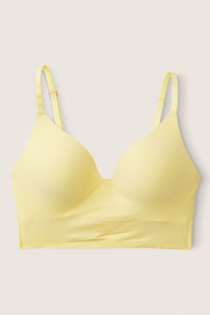 Victoria's Secret Smooth Non Wired Push Up Bralette Grijs | 76582-TLHA