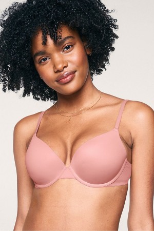 Victoria's Secret Smooth Push Up T-Shirt Bra Paars | 01385-NLSA