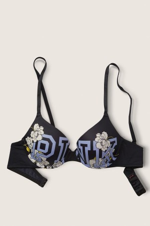 Victoria's Secret Smooth Push Up T-Shirt Bra Paars | 43160-PTLW