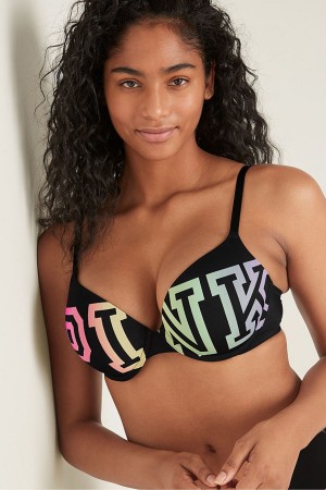 Victoria's Secret Smooth Push Up T-Shirt Bra Paars | 82517-IFWO