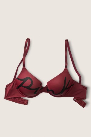 Victoria's Secret Smooth Push Up T-Shirt Bra Paars | 61398-TAZV