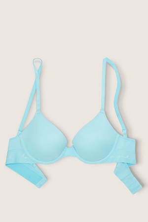 Victoria's Secret Smooth Push Up T-Shirt Bra Zwart | 03742-EIWN