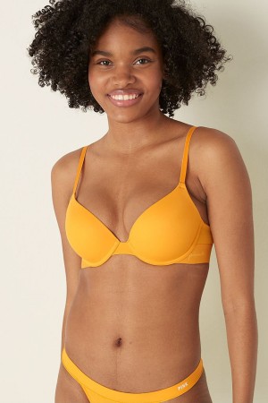 Victoria's Secret Smooth Push Up T-Shirt Bra Zwart | 25684-XBVN