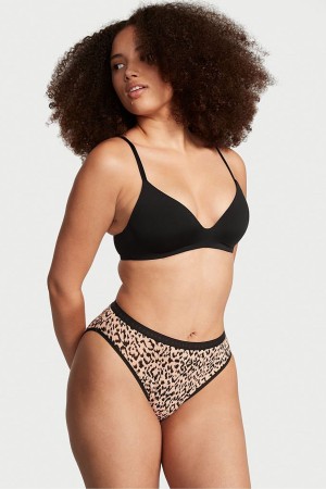 Victoria's Secret Stretch Katoenen High Leg Brief Knickers Leopard Bruin | 29451-JYQT