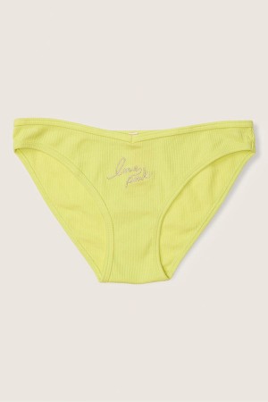 Victoria's Secret Stretch Katoenen Katoenen Bikini Knicker Zwart | 53918-NWDV