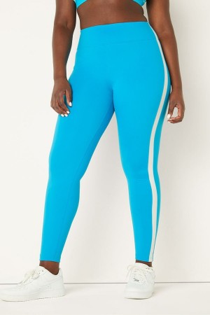 Victoria's Secret Super Soft Full Length Legging Blauw | 63517-CXZY