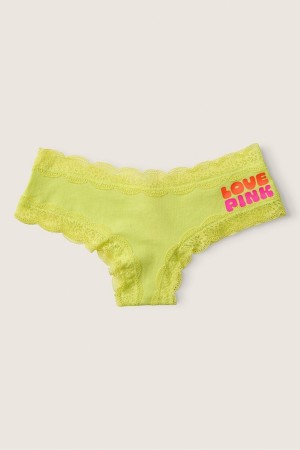 Victoria's Secret The Lacie Kanten Trim Cheeky Knickers Zwart | 31725-TNPA