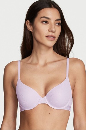 Victoria's Secret The T-Shirt Lightly Gevoerde Demi Bra Paars | 15862-IVWM