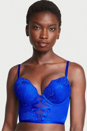 Victoria's Secret Very Sexy Bandjes Fishnet Kanten Bra Blauw | 10528-GDWB