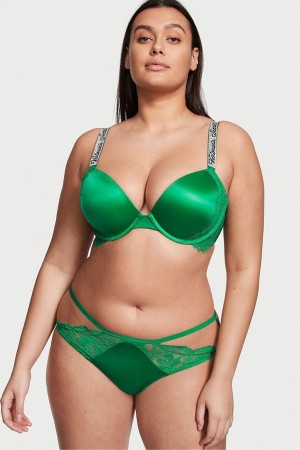 Victoria's Secret Very Sexy Kanten Cheeky Knickers Groen | 48019-TKEX