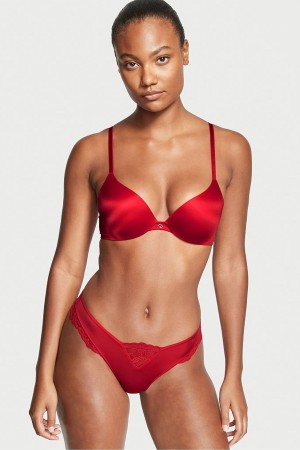 Victoria's Secret Very Sexy Kanten String Knickers Rood | 17482-RNGW