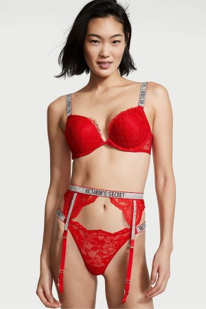 Victoria's Secret Very Sexy Shine Riemen Suspenders Rood | 74612-LBUX