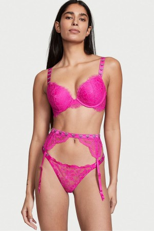 Victoria's Secret Very Sexy Shine Riemen Suspenders Roze | 97148-ZHML