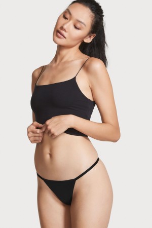 Victoria's Secret Very Sexy Smooth G String Knickers Zwart | 73458-AICJ