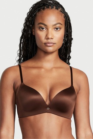 Victoria's Secret Very Sexy Smooth Non Wired Push Up Bra Donkerbruin | 65123-FQZN