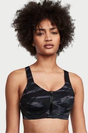 Victoria's Secret Victorias Secret Smooth Front Bevestiging Wired High Impact Sports Bra Grijs | 13897-VLKS