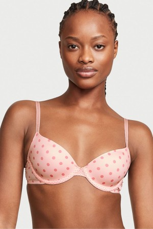 Victoria's Secret Victorias Secret T Shirt Push Up Bra Zwart | 15473-KGZQ