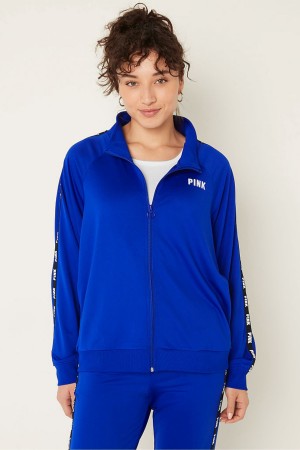 Victoria's Secret Zip Up Long Sleeve Sweatshirt Koffie Bruin | 72041-FBHV